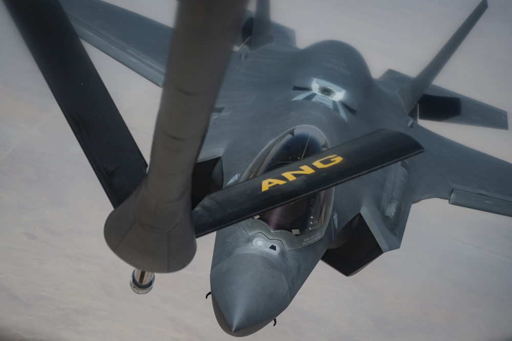 KC-135 Refuels the Fight