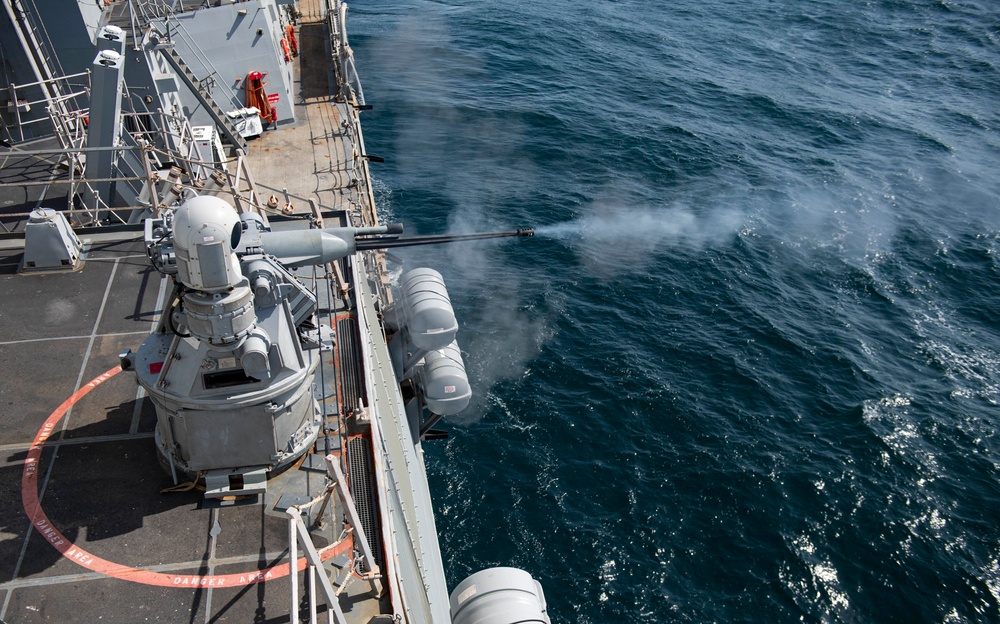 USS Sterett Conducts Live Fire Exercise