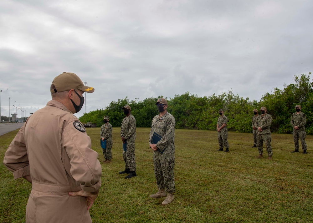 Diego Garcia Awards at Quarters