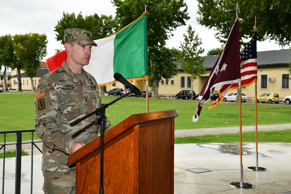 Public Health Activity- Italy, Change of Command Ceremony