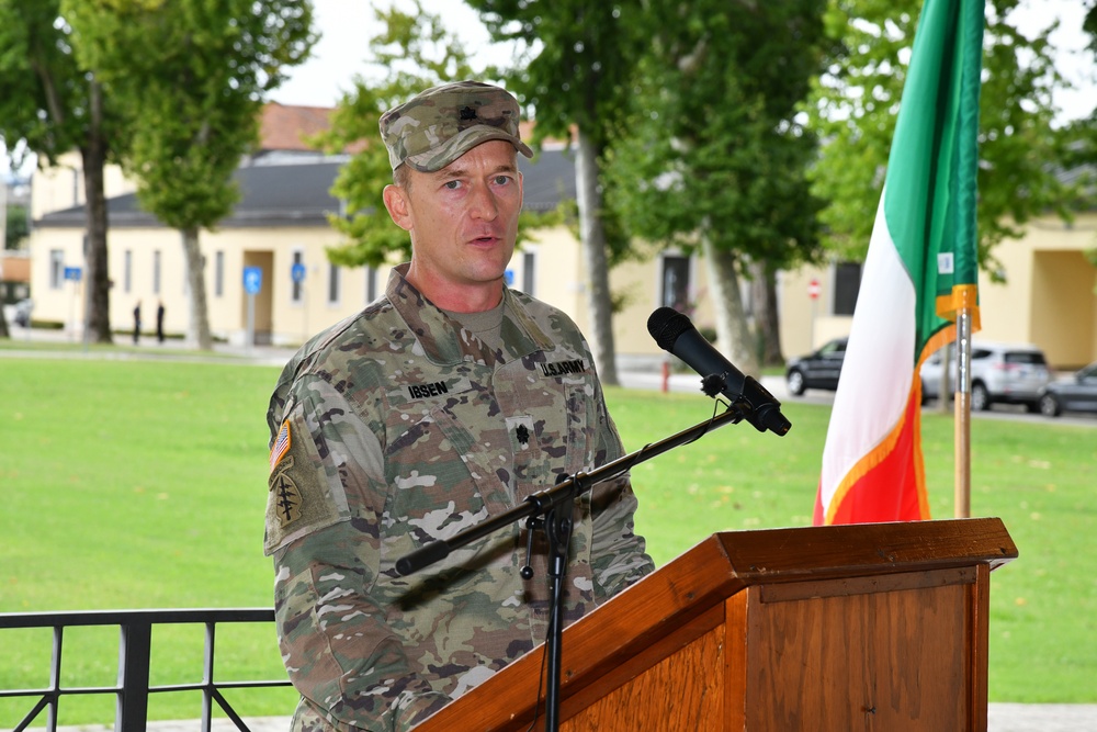 Public Health Activity- Italy, Change of Command Ceremony