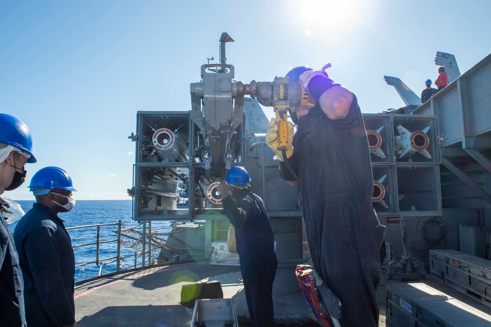 Ike Supports Naval Operations in the Atlantic Ocean