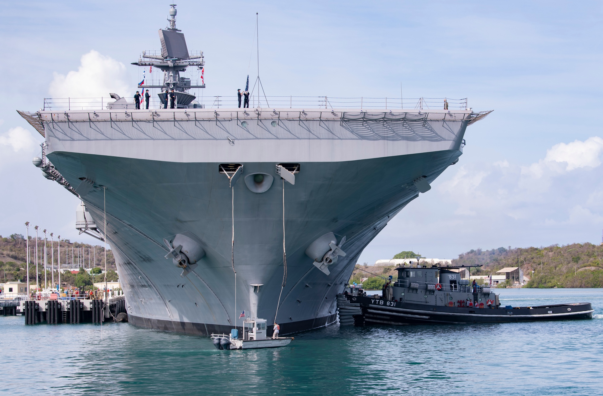 DVIDS - Images - USS Tripoli (LHA 7) arrives at Naval Station