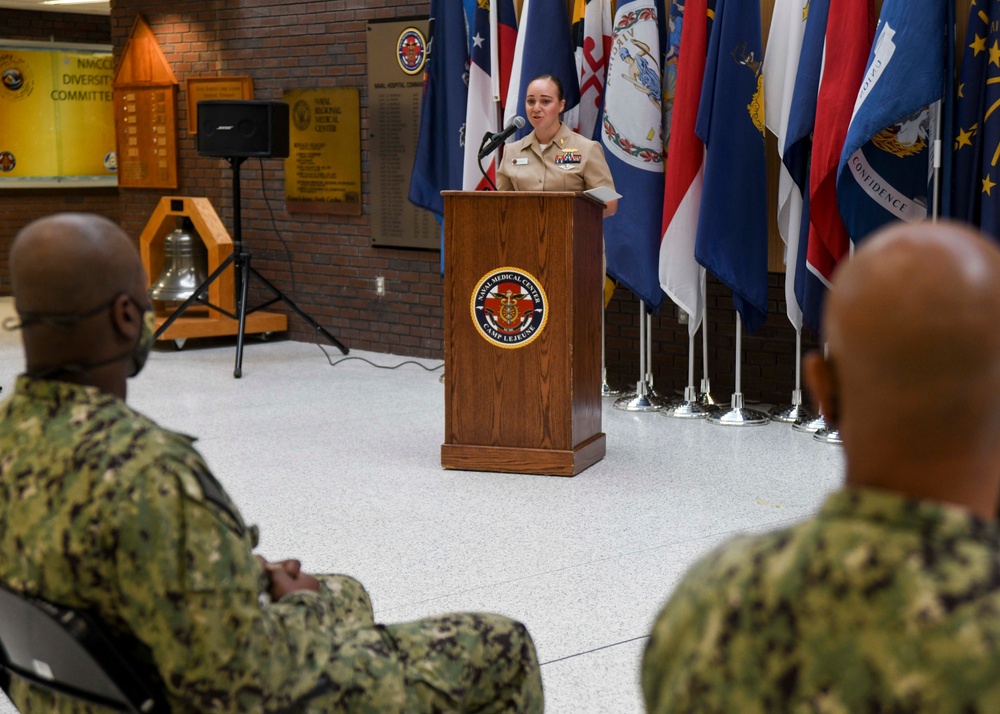 NMRTC Camp Lejeune honors Medical Service Corps birthday