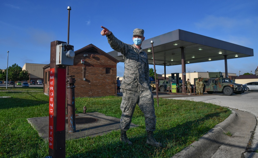Airmen, Soldiers practice emergency response during DLA fuel spill prevention, response training