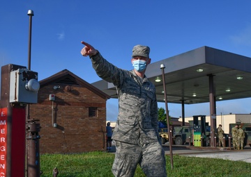 Airmen, Soldiers practice emergency response during DLA fuel spill prevention, response training