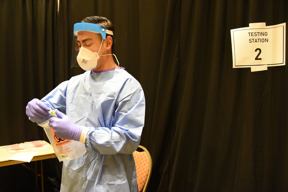Arizona National Guard hosts COVID-19 test site with the Fort McDowell Yavapai Nation