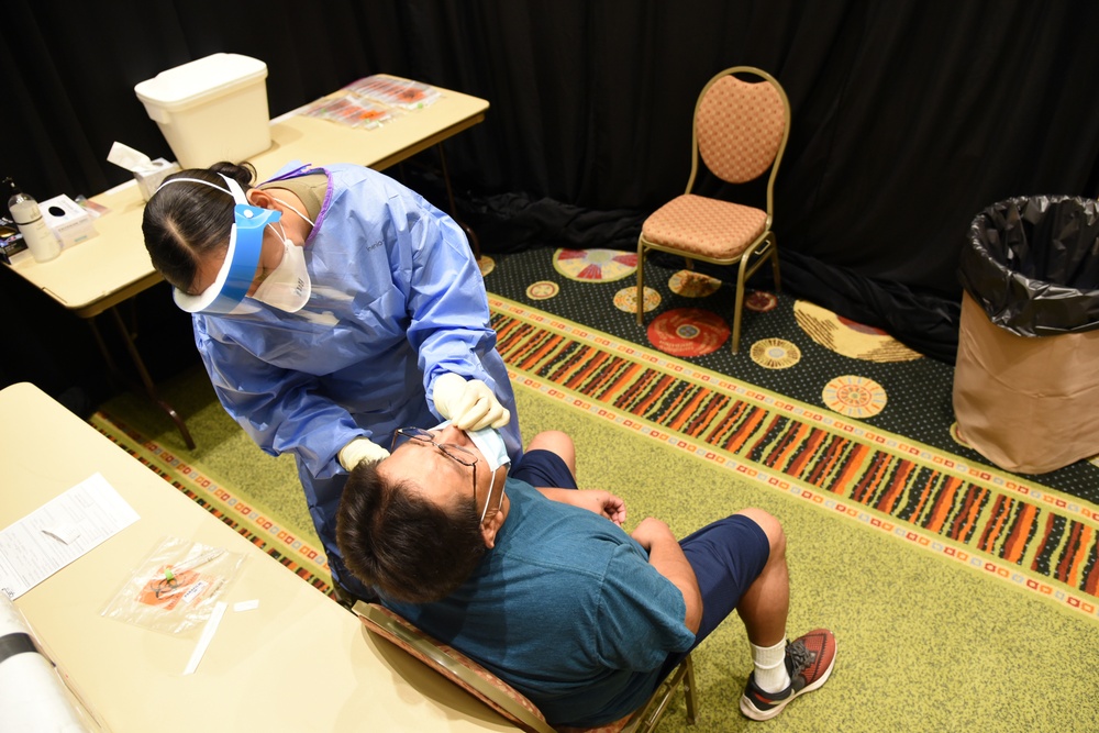 Arizona National Guard hosts COVID-19 test site with the Fort McDowell Yavapai Nation