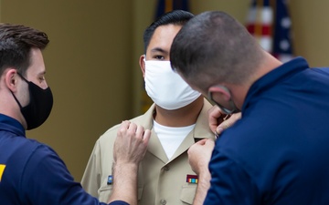 Navy Sailor advances to First Class Petty Officer
