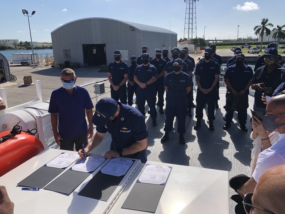 Coast Guard accepts newest fast response cutter
