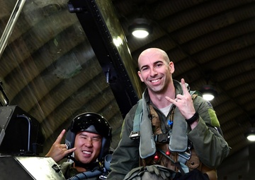 Hometown friends and heroes take to the sky