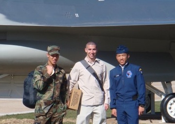 Hometown friends and heroes take to the sky