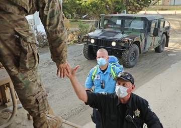 NCNG Deployed to Oak Island Hurricane Response