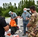 Demonstration the use of equipment in case of a forest fire