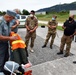 Demonstration the use of equipment in case of a forest fire