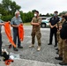 Demonstration the use of equipment in case of a forest fire