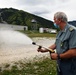 Demonstration the use of equipment in case of a forest fire