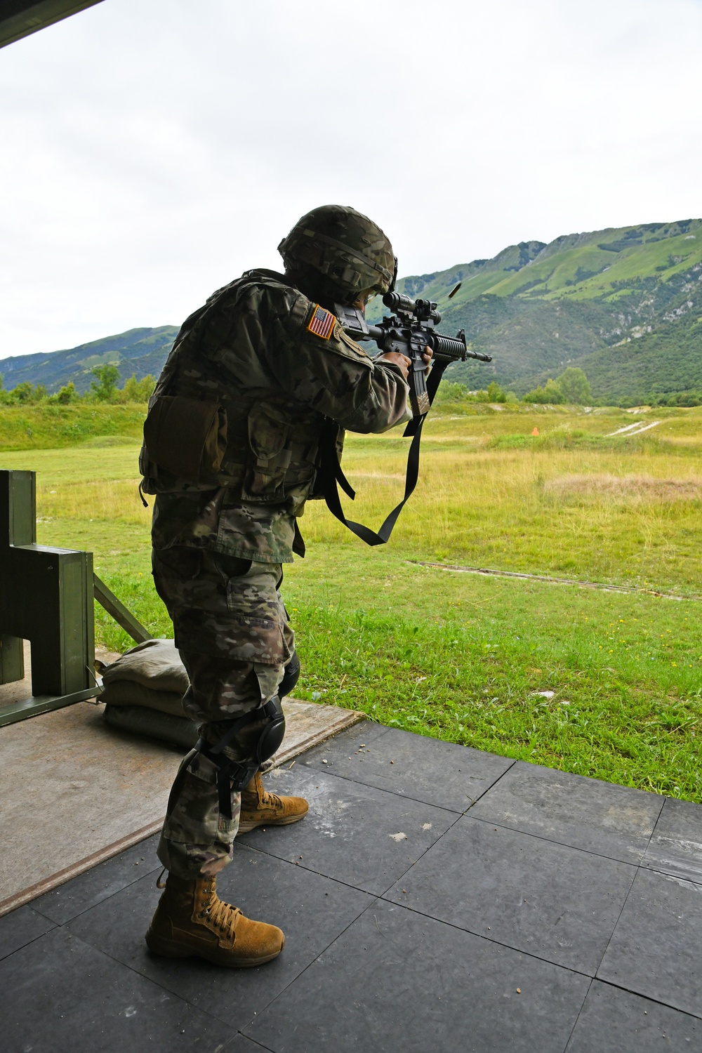 Marksmanship training at Cao Malnisio Range Aug. 5, 2020