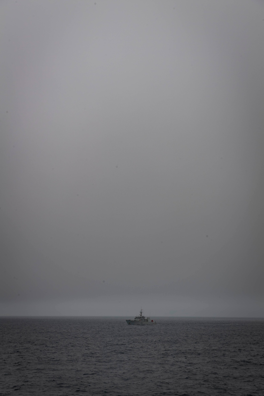 USS Thomas Hudner (DDG 116) Practies Replenishment-At-Sea Approach Drills with Royal Canadian ship MV Asterix