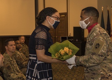 10th Army Air and Missile Defense Command conducts a change of responsibility ceremony