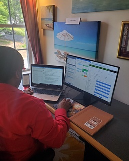 DLA Aviation leader uses virtual fist bump to connect with staff