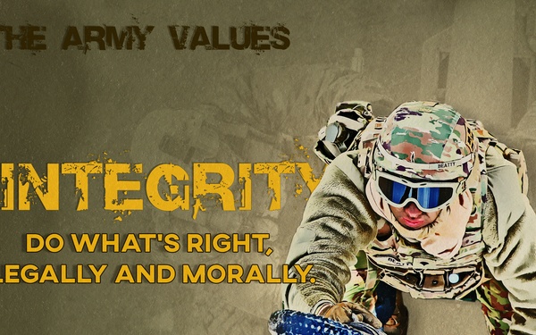 Army Values: Integrity