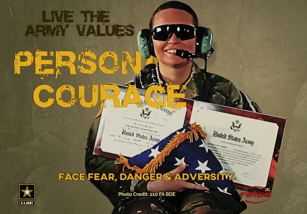 personal courage essay army