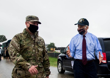 Sen. Tom Carper visits construction of Dover school