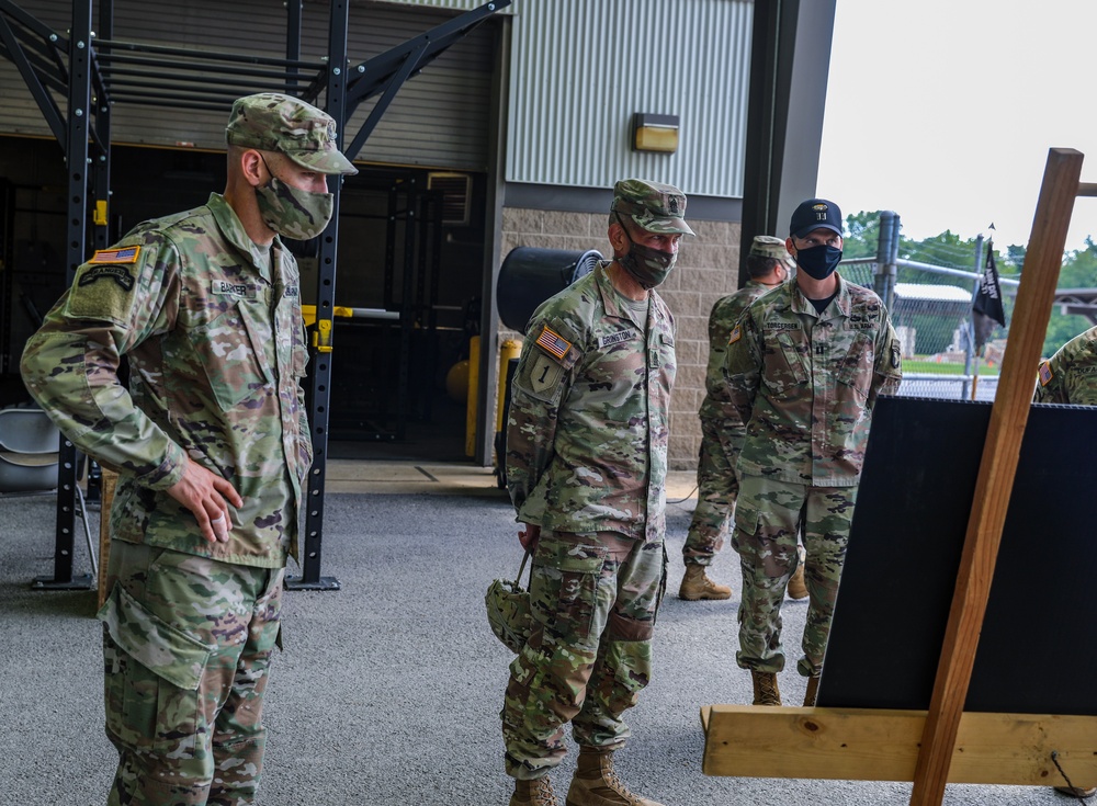 Sgt. Maj. of the Army Grinston visits the 101st