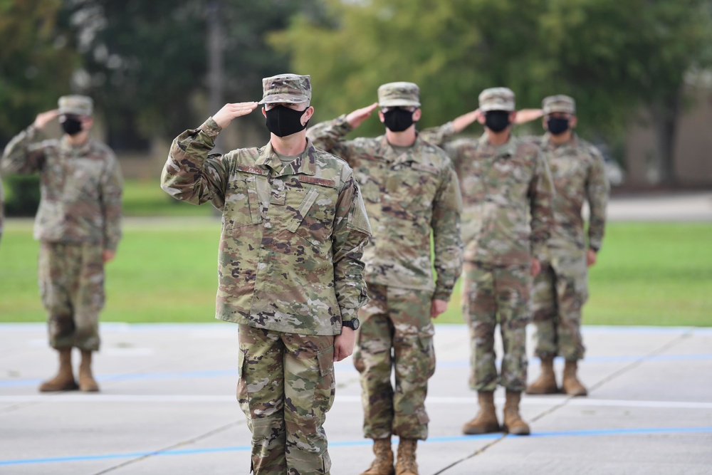 37th Training Wing Detachment 5 Flight 579 graduates BMT