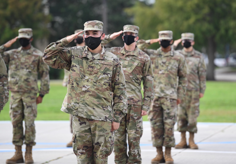 37th Training Wing Detachment 5 Flight 579 graduates BMT