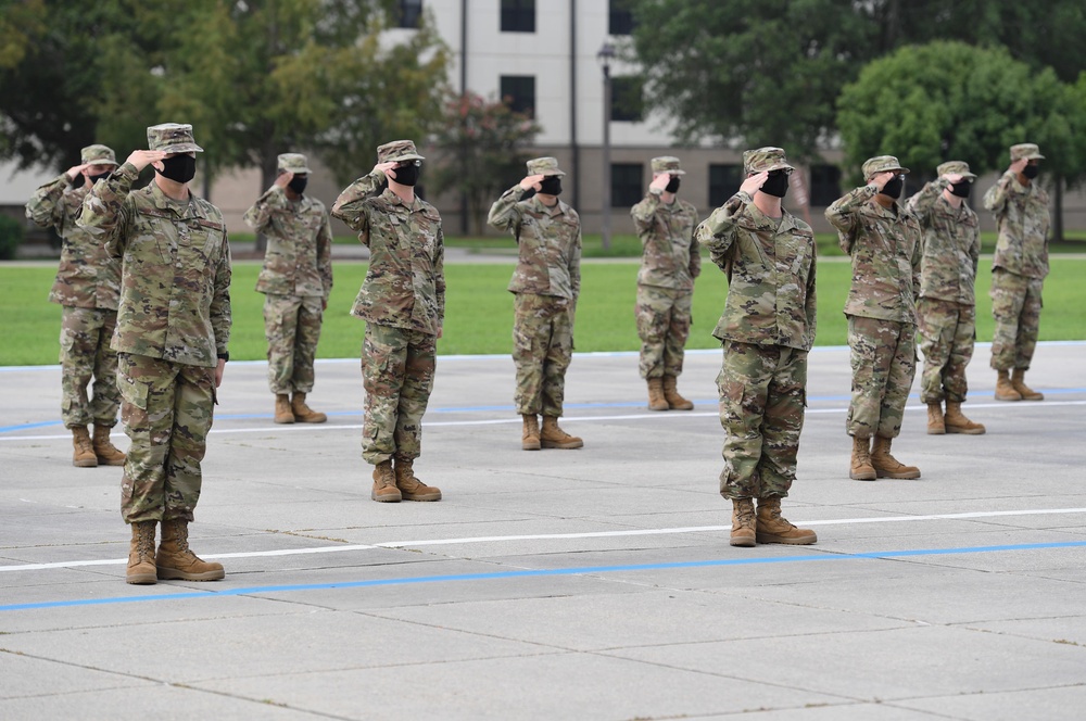 37th Training Wing Detachment 5 Flight 579 graduates BMT