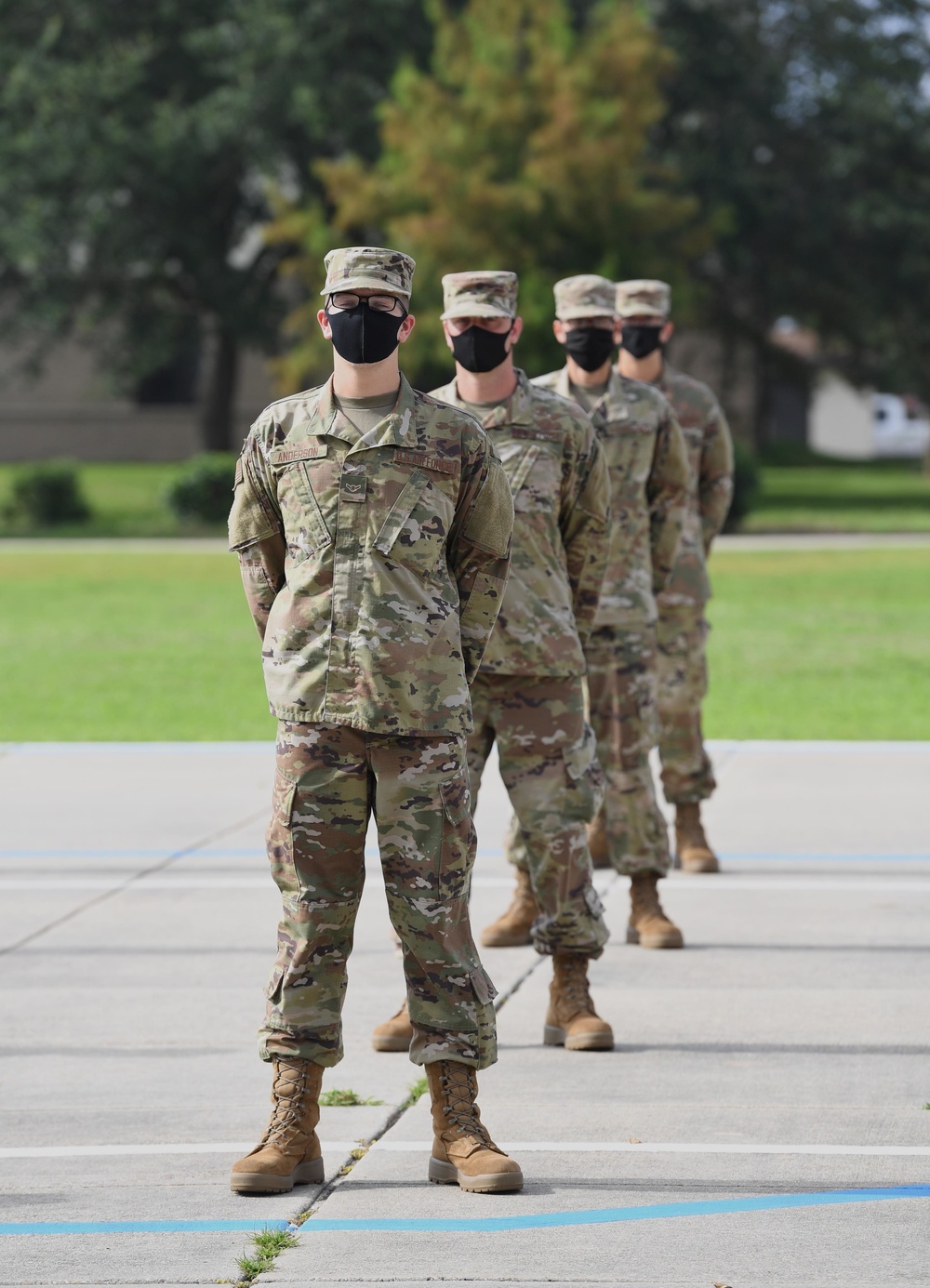 37th Training Wing Detachment 5 Flight 579 graduates BMT