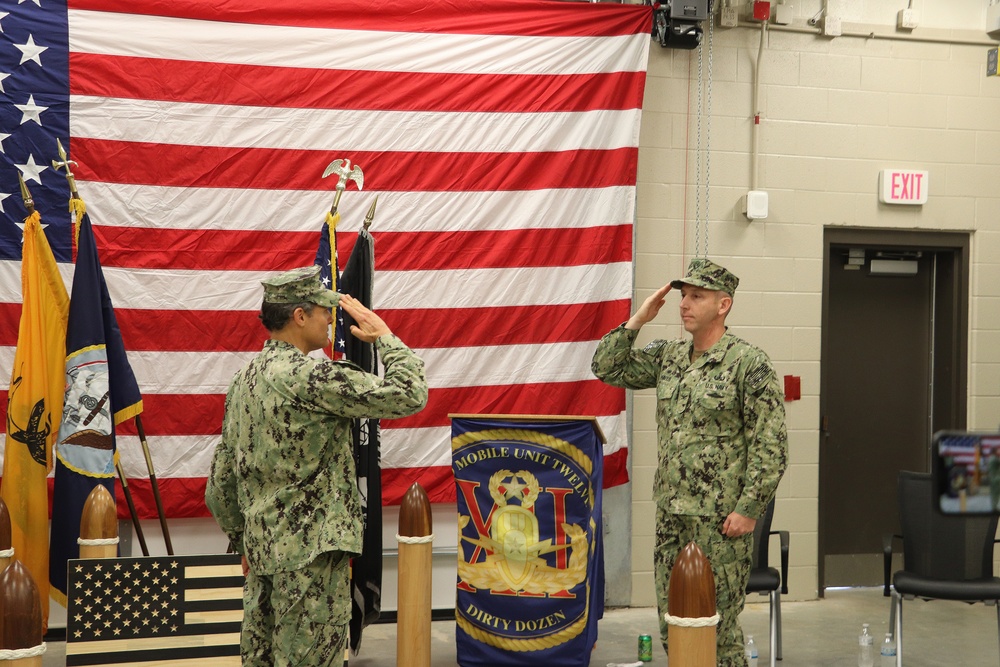 EODMU12 Holds Change of Command