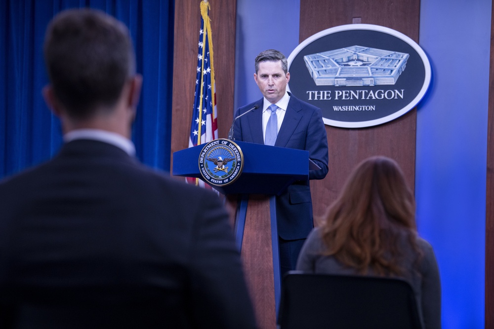 Assistant to Secretary of Defense for Public Affairs briefs media