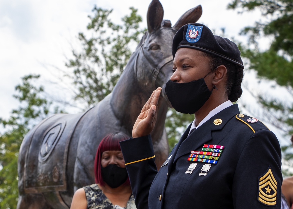 MSG Terronda D. Marshall Frocking Promotion to Sgt. Maj