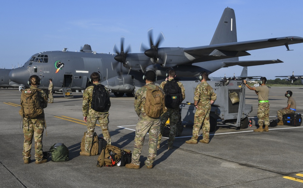 73rd SOS conducts engine run crew change