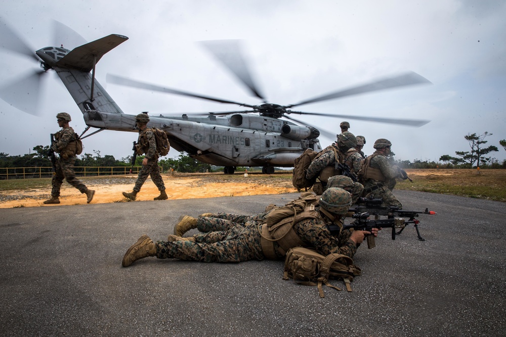 1st Battalion, 3rd Marine Regiment conducts air assaults