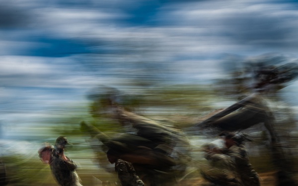 MRF-D Marines train for rapid fire missions