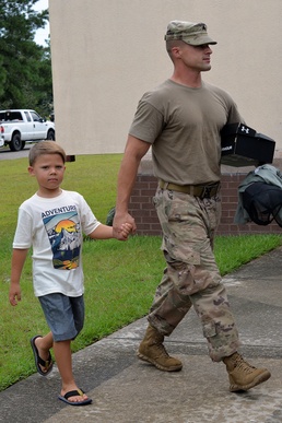 NC Guard Soldiers Welcomed Home From Middle East Deployment