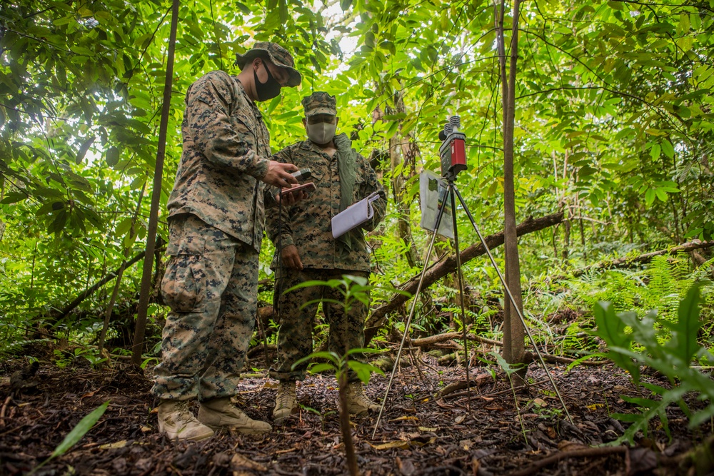 TF KM20 record climate conditions at Peleliu airfield, Republic of Palau
