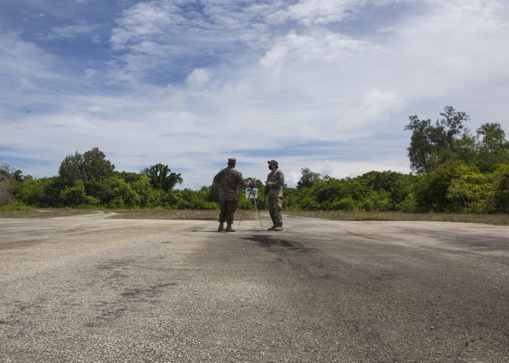 TF KM20 record climate conditions at Peleliu airfield, Republic of Palau