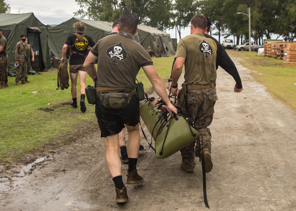 KM20 Medevac drill in Peleliu, Republic of Palau