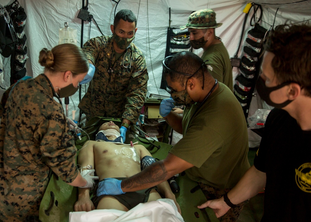 KM20 Medevac drill in Peleliu, Republic of Palau