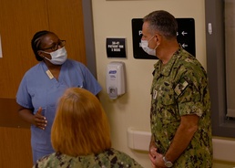Adm. Robert P. Burke Tours NAS Sigonella