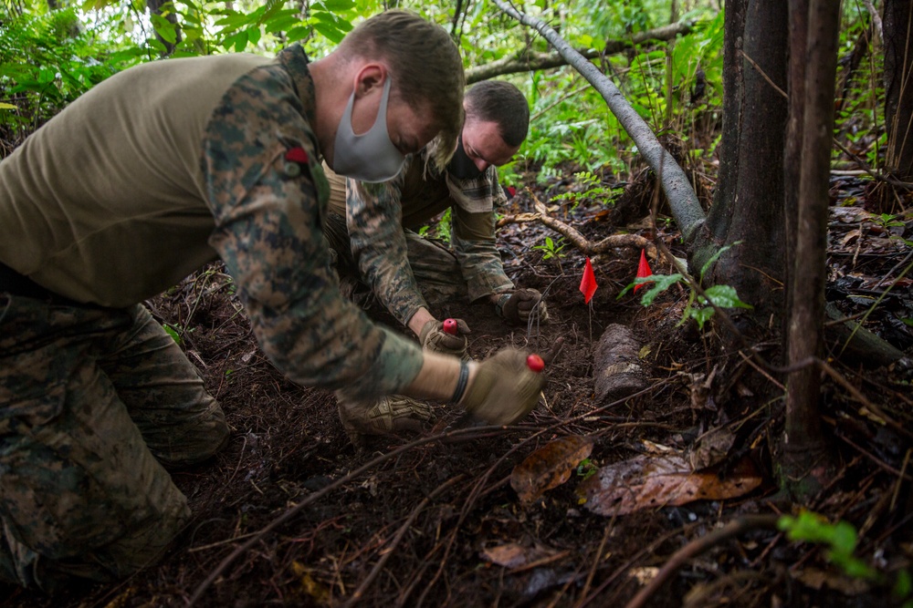 TF KM20 EOD technicians x-ray UXO