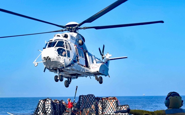 USNS Richard E. Byrd (T-AKE 4) Conducts an Underway Replenishment with USNS John Ericsson (T-AO 194)