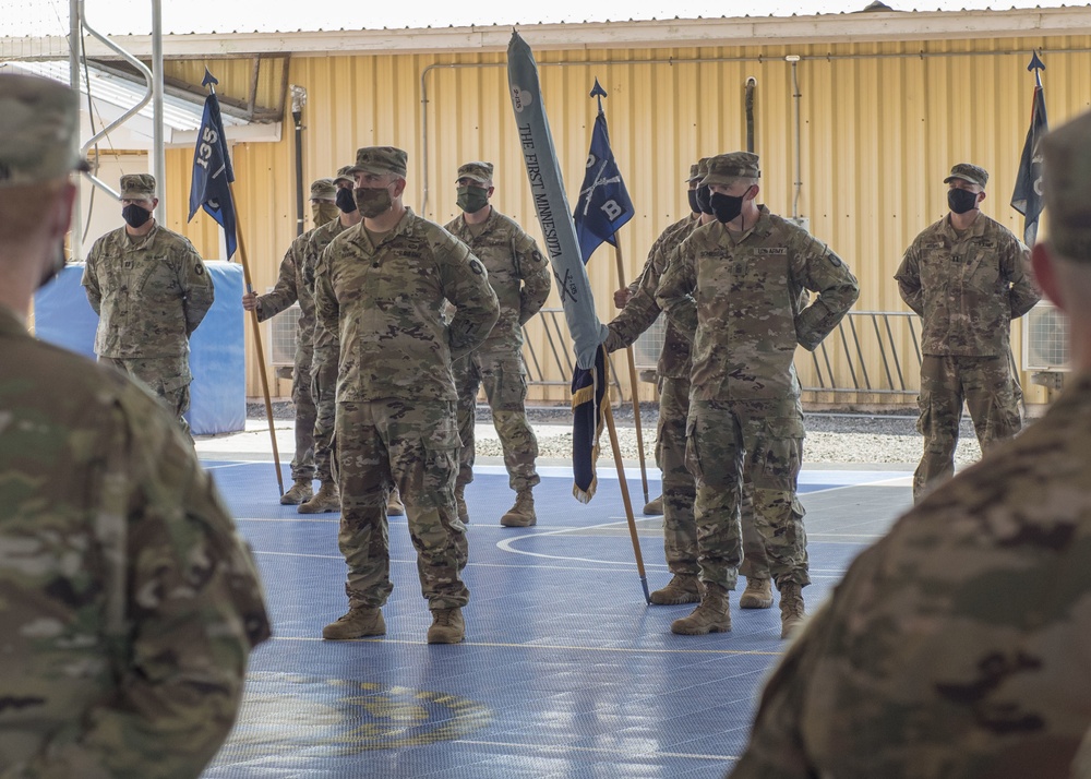 Task Force Bayonet transfer of authority ceremony