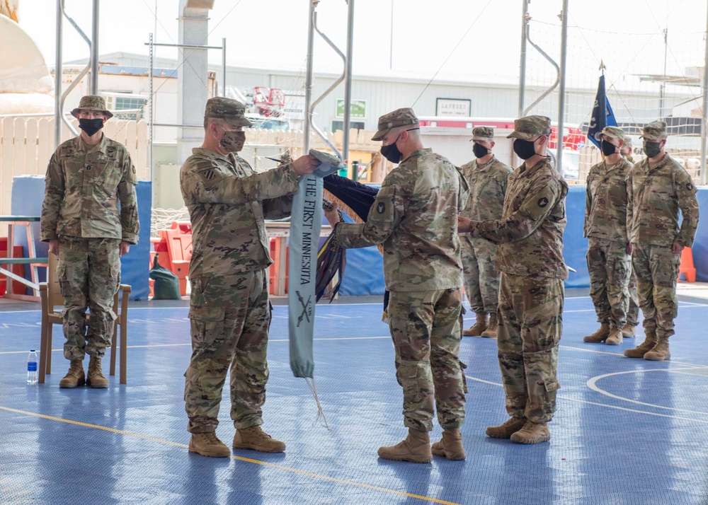 Task Force Bayonet transfer of authority ceremony