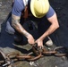 Coast Guard Cutter Joshua Appleby crew conducts maintenance on buoys near Port Everglades